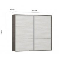 DRESSING LEX 261-218-45 B GRI/MSJ